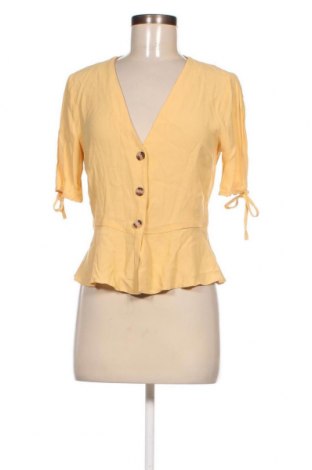 Дамска риза Topshop, Размер M, Цвят Жълт, Цена 17,39 лв.