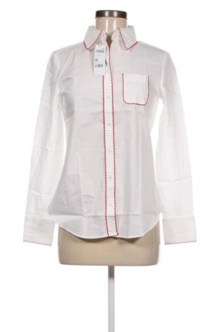 Γυναικείο πουκάμισο United Colors Of Benetton, Μέγεθος XS, Χρώμα Λευκό, Τιμή 20,41 €