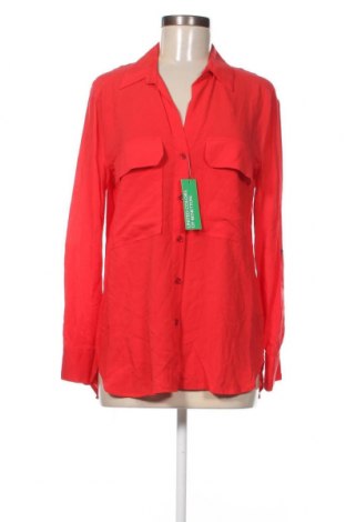 Γυναικείο πουκάμισο United Colors Of Benetton, Μέγεθος S, Χρώμα Κόκκινο, Τιμή 37,11 €