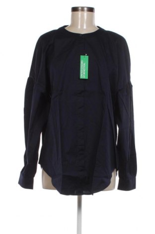 Γυναικείο πουκάμισο United Colors Of Benetton, Μέγεθος XL, Χρώμα Μπλέ, Τιμή 37,11 €