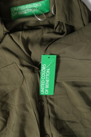 Дамска риза United Colors Of Benetton, Размер XS, Цвят Зелен, Цена 18,00 лв.