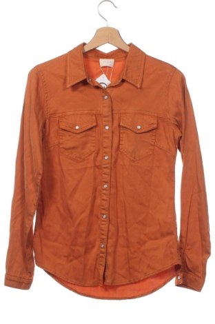 Γυναικείο πουκάμισο VILA, Μέγεθος XS, Χρώμα Πορτοκαλί, Τιμή 5,11 €