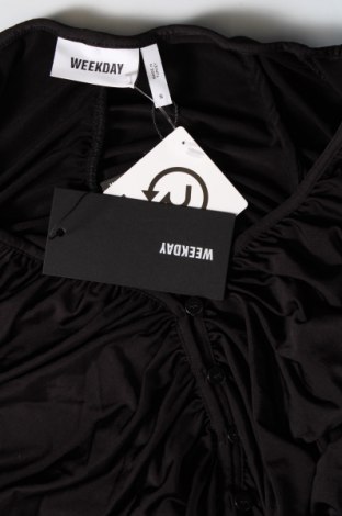 Γυναικείο πουκάμισο Weekday, Μέγεθος S, Χρώμα Μαύρο, Τιμή 4,87 €