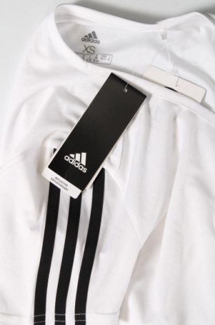 Γυναικείο t-shirt Adidas, Μέγεθος XS, Χρώμα Λευκό, Τιμή 16,45 €