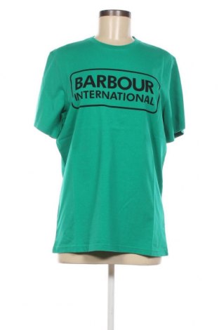 Γυναικείο t-shirt Barbour, Μέγεθος M, Χρώμα Πράσινο, Τιμή 35,05 €