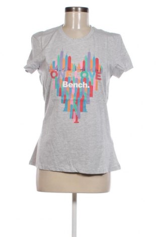 Γυναικείο t-shirt Bench, Μέγεθος L, Χρώμα Γκρί, Τιμή 10,21 €
