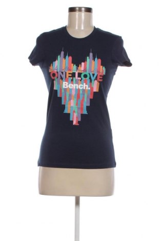 Γυναικείο t-shirt Bench, Μέγεθος XS, Χρώμα Μπλέ, Τιμή 17,01 €