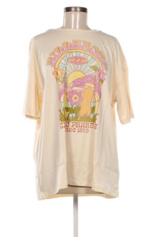Γυναικείο t-shirt Billabong, Μέγεθος L, Χρώμα  Μπέζ, Τιμή 10,21 €