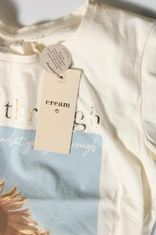 Γυναικείο t-shirt Cream, Μέγεθος S, Χρώμα  Μπέζ, Τιμή 31,96 €