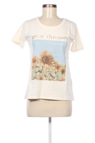 Damen T-Shirt Cream, Größe XS, Farbe Beige, Preis 17,94 €