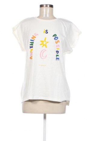 Γυναικείο t-shirt Dedicated, Μέγεθος M, Χρώμα Εκρού, Τιμή 17,94 €