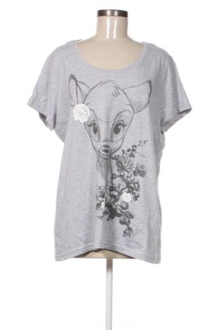 Γυναικείο t-shirt Disney, Μέγεθος XXL, Χρώμα Γκρί, Τιμή 5,95 €