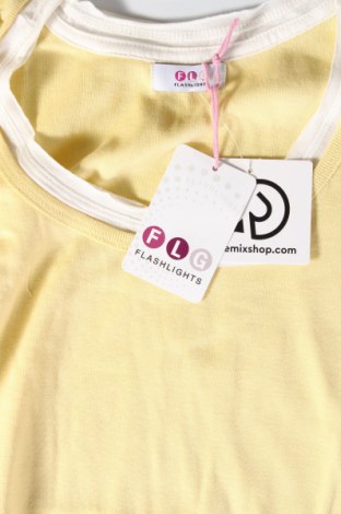Damen T-Shirt Flash Lights, Größe S, Farbe Gelb, Preis 4,27 €