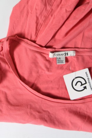 Damski T-shirt Forever 21, Rozmiar L, Kolor Różowy, Cena 27,59 zł