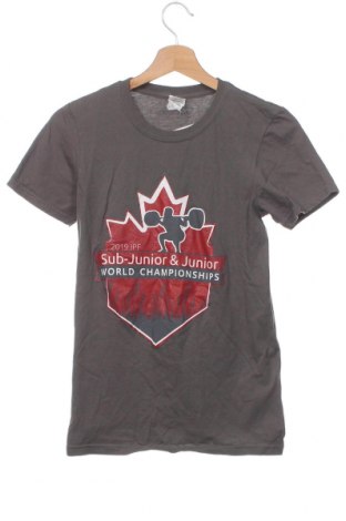 Γυναικείο t-shirt Gildan, Μέγεθος XS, Χρώμα Γκρί, Τιμή 3,18 €