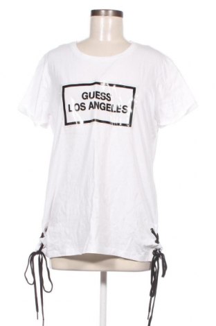 Γυναικείο t-shirt Guess, Μέγεθος L, Χρώμα Λευκό, Τιμή 22,83 €