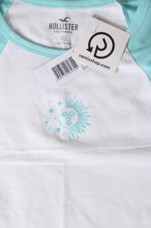 Damski T-shirt Hollister, Rozmiar XL, Kolor Biały, Cena 44,86 zł