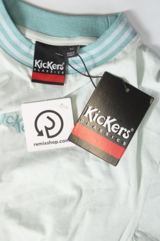 Γυναικείο t-shirt Kickers, Μέγεθος XS, Χρώμα Μπλέ, Τιμή 17,01 €