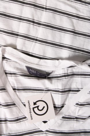 Дамска тениска Marks & Spencer, Размер M, Цвят Бял, Цена 22,80 лв.