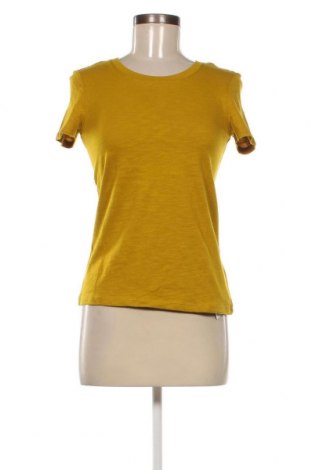 Γυναικείο t-shirt Montego, Μέγεθος XS, Χρώμα Κίτρινο, Τιμή 4,00 €