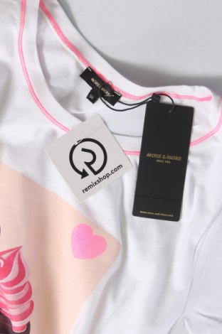 Γυναικείο t-shirt More & More, Μέγεθος XS, Χρώμα Λευκό, Τιμή 17,04 €
