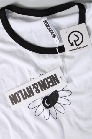 Γυναικείο t-shirt Neon & Nylon by Only, Μέγεθος XXL, Χρώμα Λευκό, Τιμή 17,01 €