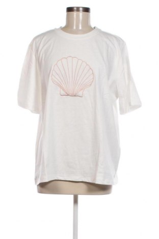 Γυναικείο t-shirt Numph, Μέγεθος XL, Χρώμα Λευκό, Τιμή 26,31 €