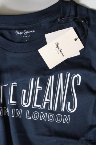 Дамска тениска Pepe Jeans, Размер XS, Цвят Син, Цена 58,00 лв.