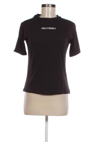 Γυναικείο t-shirt Peuterey, Μέγεθος M, Χρώμα Μαύρο, Τιμή 34,38 €