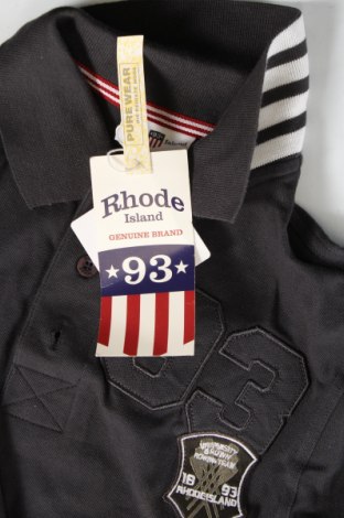 Мъжка тениска Rhode Island, Размер XS, Цвят Сив, Цена 10,65 лв.