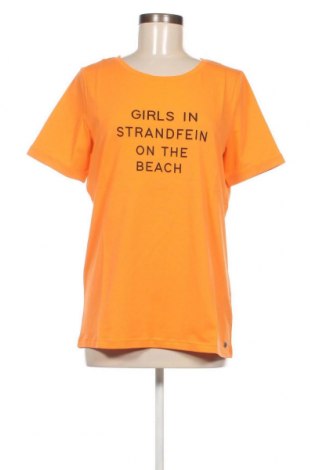 Γυναικείο t-shirt Strandfein, Μέγεθος XL, Χρώμα Πορτοκαλί, Τιμή 8,16 €