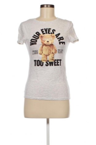 Γυναικείο t-shirt Terranova, Μέγεθος S, Χρώμα Γκρί, Τιμή 3,99 €