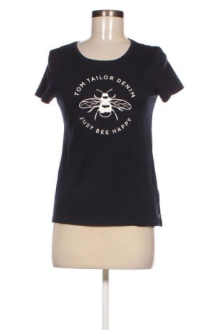 Γυναικείο t-shirt Tom Tailor, Μέγεθος XS, Χρώμα Μπλέ, Τιμή 17,01 €