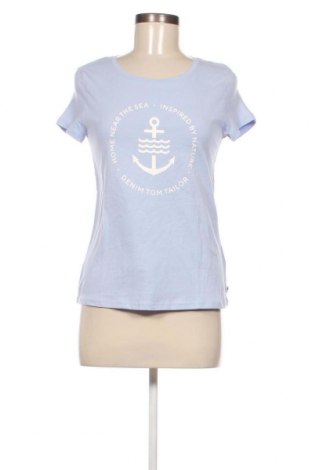 Γυναικείο t-shirt Tom Tailor, Μέγεθος XS, Χρώμα Μπλέ, Τιμή 16,16 €