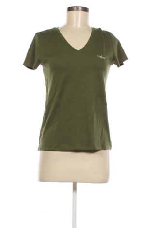 Дамска тениска Tom Tailor, Размер XS, Цвят Зелен, Цена 19,80 лв.