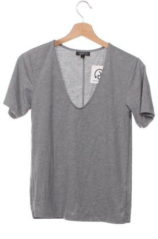 Γυναικείο t-shirt Topshop, Μέγεθος XS, Χρώμα Γκρί, Τιμή 21,38 €