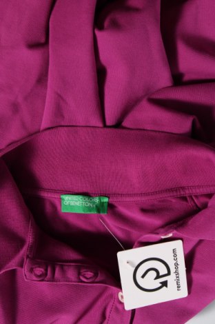 Damski T-shirt United Colors Of Benetton, Rozmiar M, Kolor Fioletowy, Cena 31,46 zł