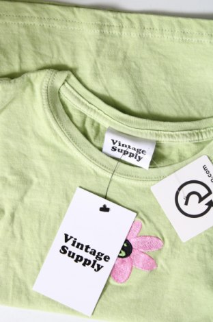 Damski T-shirt Vintage Supply, Rozmiar L, Kolor Zielony, Cena 87,96 zł