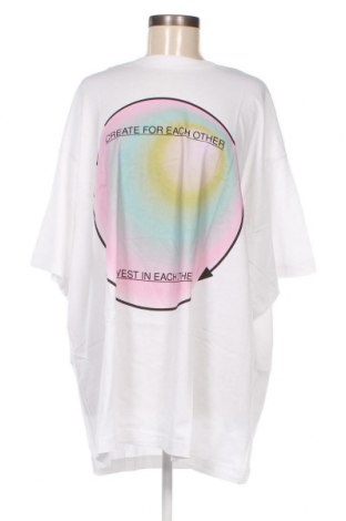 Γυναικείο t-shirt Weekday, Μέγεθος S, Χρώμα Λευκό, Τιμή 6,49 €