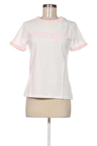 Γυναικείο t-shirt Wrangler, Μέγεθος M, Χρώμα Λευκό, Τιμή 29,90 €