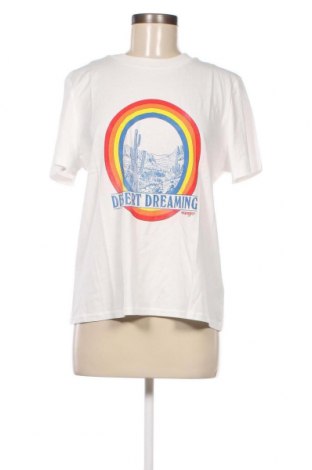 Γυναικείο t-shirt Wrangler, Μέγεθος L, Χρώμα Λευκό, Τιμή 17,94 €