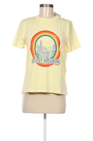 Damen T-Shirt Wrangler, Größe S, Farbe Gelb, Preis 17,94 €