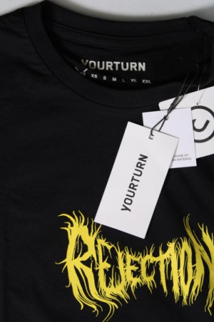 Γυναικείο t-shirt Your Turn, Μέγεθος XXS, Χρώμα Μαύρο, Τιμή 5,10 €