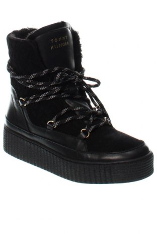 Botine de damă Tommy Hilfiger, Mărime 37, Culoare Negru, Preț 675,00 Lei