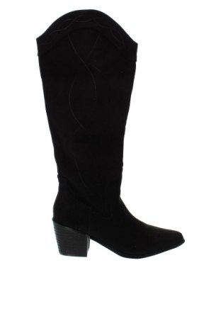Γυναικείες μπότες Boohoo, Μέγεθος 40, Χρώμα Μαύρο, Τιμή 26,37 €