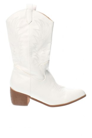 Γυναικείες μπότες Boohoo, Μέγεθος 39, Χρώμα Λευκό, Τιμή 23,97 €
