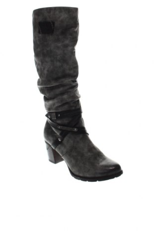 Γυναικείες μπότες Rieker, Μέγεθος 39, Χρώμα Γκρί, Τιμή 50,72 €