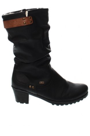 Γυναικείες μπότες Rieker, Μέγεθος 39, Χρώμα Μαύρο, Τιμή 19,49 €