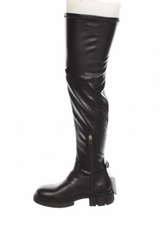 Γυναικείες μπότες Tommy Hilfiger, Μέγεθος 40, Χρώμα Μαύρο, Τιμή 204,12 €