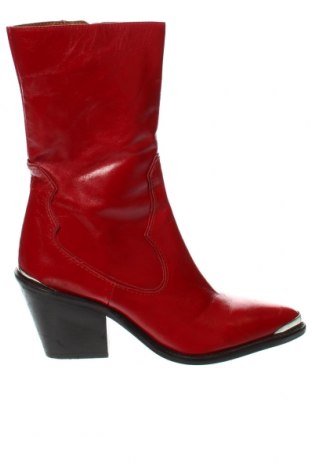 Γυναικείες μπότες Zara, Μέγεθος 41, Χρώμα Κόκκινο, Τιμή 27,86 €